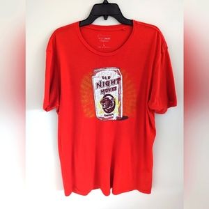 Lucky Brand California Men Shirt Old Night Moves Beer Color Orange L
